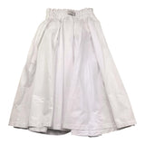 @Madilly Gonna Tinta Unita con Elastico In Vita per Bambina NIZZA BIANCO @MADILLY 