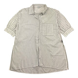 Aspesi Camicia Mezza Manica Tinta Unita Fantasia A Righe per Bambina S25044CLC6065 BIANCO ASPESI 