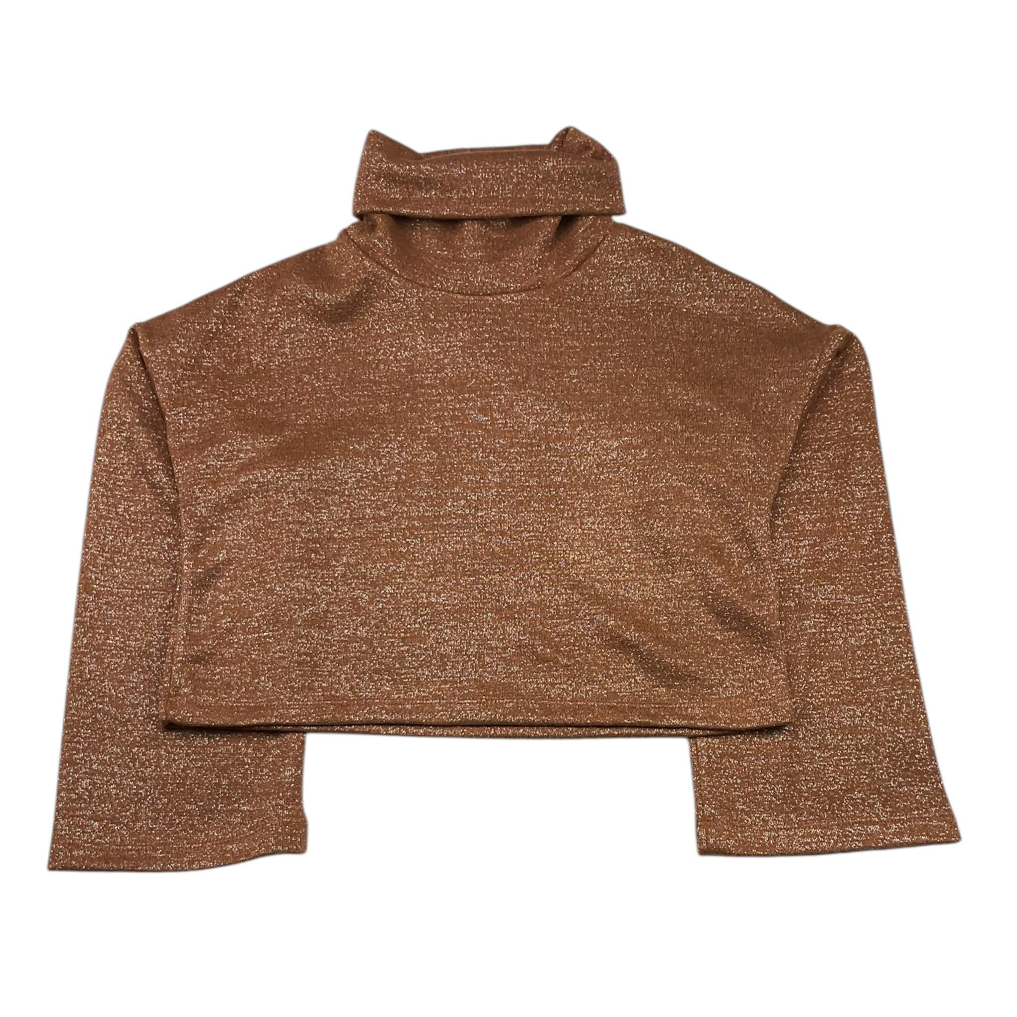 FUN & FUN maglia collo alto tinta unita con maniche larghe Marrone per Bambina FCJSW00969 MARRONE FUN & FUN 