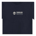 Timberland T-Shirt Girocollo Tinta Unita con Stampa per Bambino T60084 BLU TIMBERLAND 