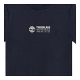 Timberland T-Shirt Girocollo Tinta Unita con Stampa per Bambino T60084 BLU TIMBERLAND 