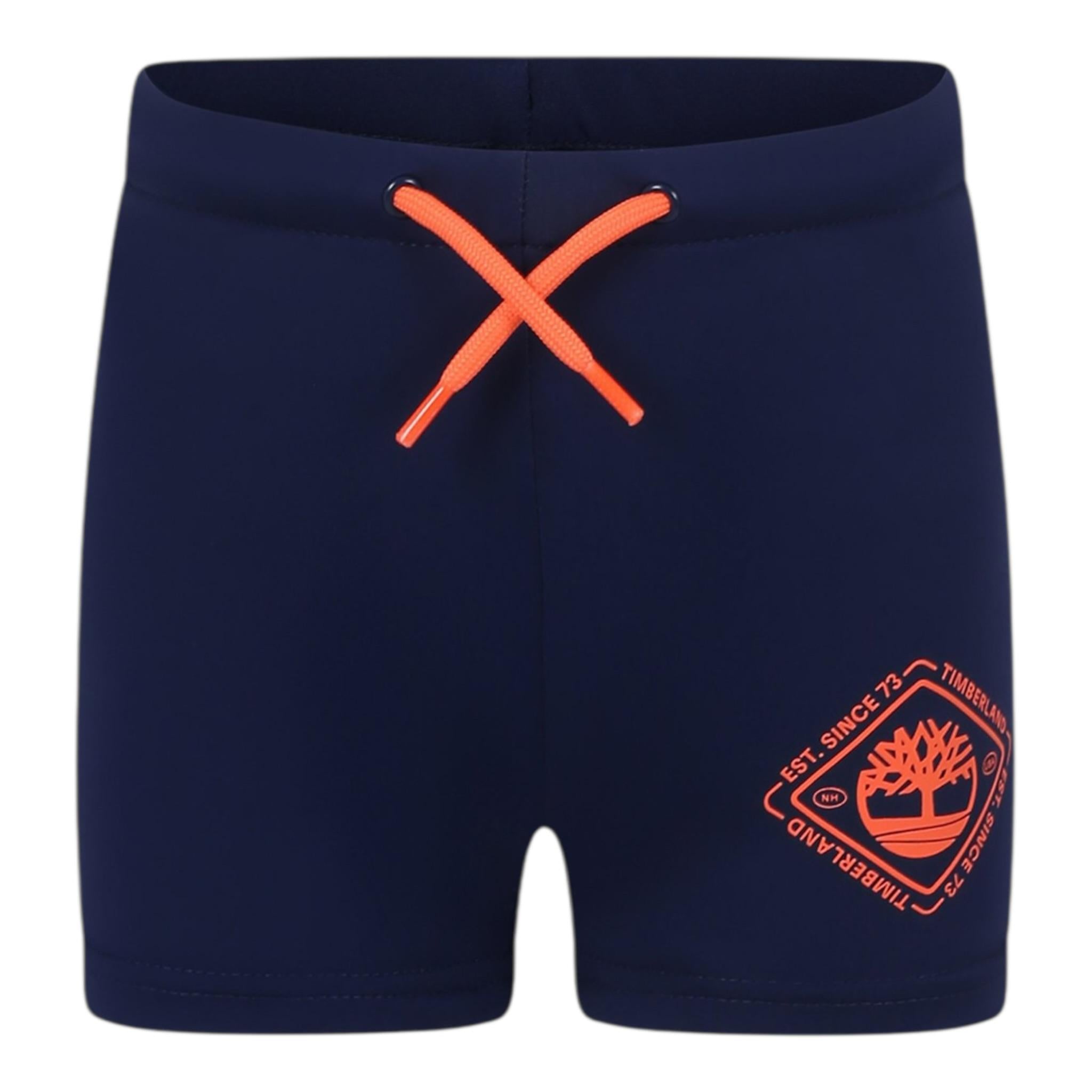 Timberland Costume Tinta Unita con Stampa per Bambino T60476 BLU TIMBERLAND 