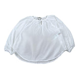 Please Camicia Tinta Unita Manica Lunga per Bambina CC21080G72 BIANCO PLEASE 