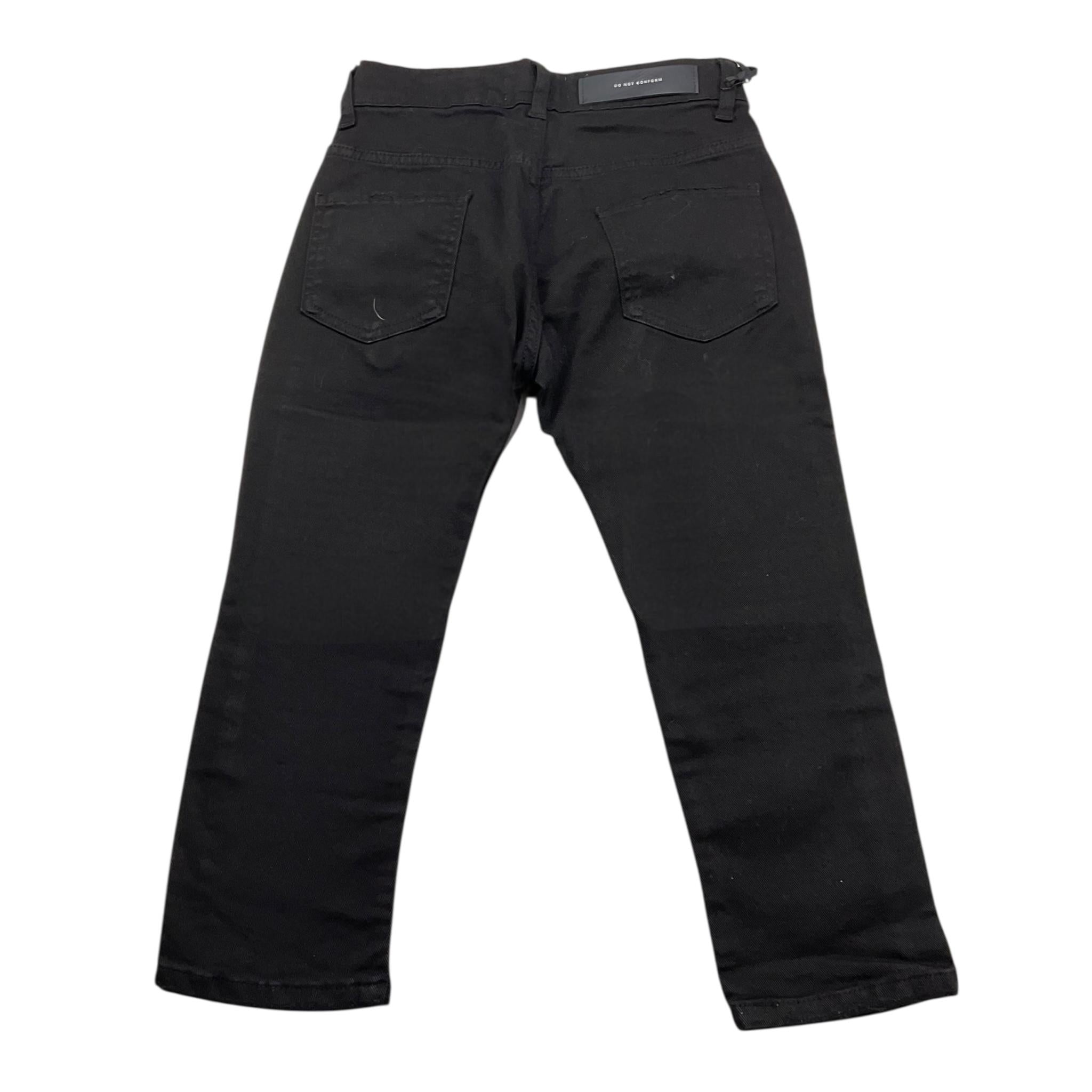 DO NOT CONFORM jeans tinta unita con girovita regolabile Nero per Bambino BK01X NERO DO NOT CONFORM 