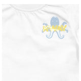 K-Way T-Shirt Girocollo Tinta Unita con Stampa per Neonato K4125MW BIANCO K-WAY 