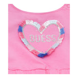 Guess Abito Mezza Manica Tinta Unita con Culotte per Neonata A3GK04K6YW1 ROSA GUESS 