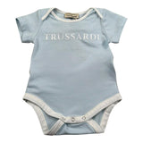 Trussardi Body Mezza Manica Tinta Unita per Neonato TLP26002TU AZZURRO TRUSSARDI 