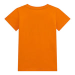 Guess T-Shirt Girocollo Tinta Unita con Stampa per Bambino N5RI25K8HM4 ARANCIONE GUESS 