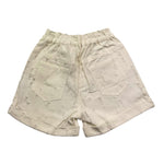 Miss Grant Short In Denim Tinta Unita con Elastico In Vita per Bambina MG1257 BIANCO MISS GRANT 
