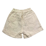 Miss Grant Short In Denim Tinta Unita con Elastico In Vita per Bambina MG1257 BIANCO MISS GRANT 