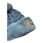 Juicy Couture Set Cappello-Sciarpa Tinta Unita per Bambina JBX6636 AZZURRO JUICY COUTURE 