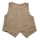 Name.It Gilet tinta unita Beige per Bambino 13200202 BEIGE NAME.IT 