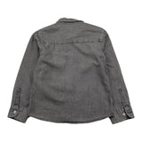 TRUSSARDI camicia tinta unita in denim Grigio per Bambino TBA25116CA GRIGIO TRUSSARDI 