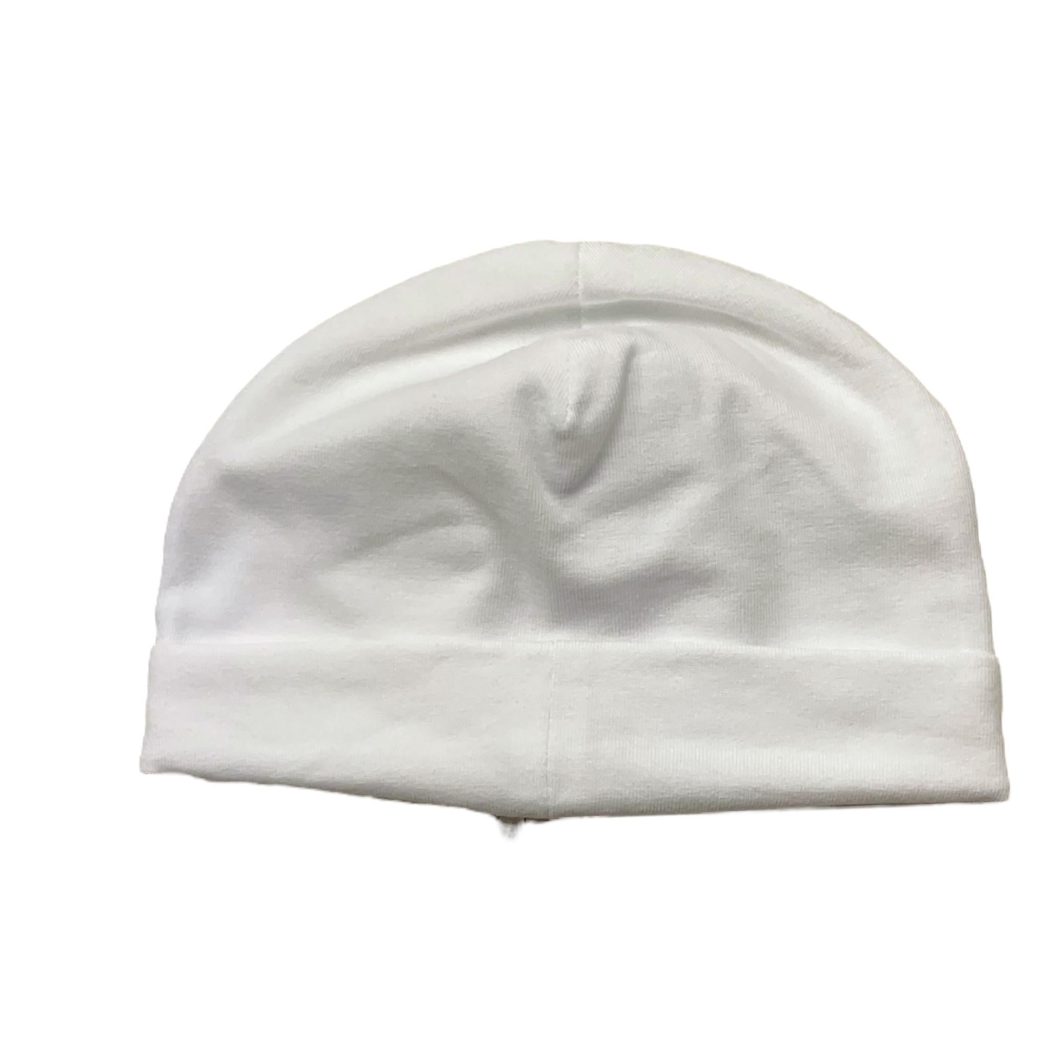I Delfi Cappelli Bicolore con Fantasia A Righe per Neonato 25P5274 BIANCO/AZZURRO I DELFI 