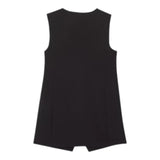 MOSCHINO gilet tinta unita con stampa Nero per Bambina HDV0FRL1A11 NERO MOSCHINO 