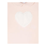 IL GUFO tutina manica lunga tinta unita con stampa Rosa per Neonata A24TP341M0100 ROSA IL GUFO 