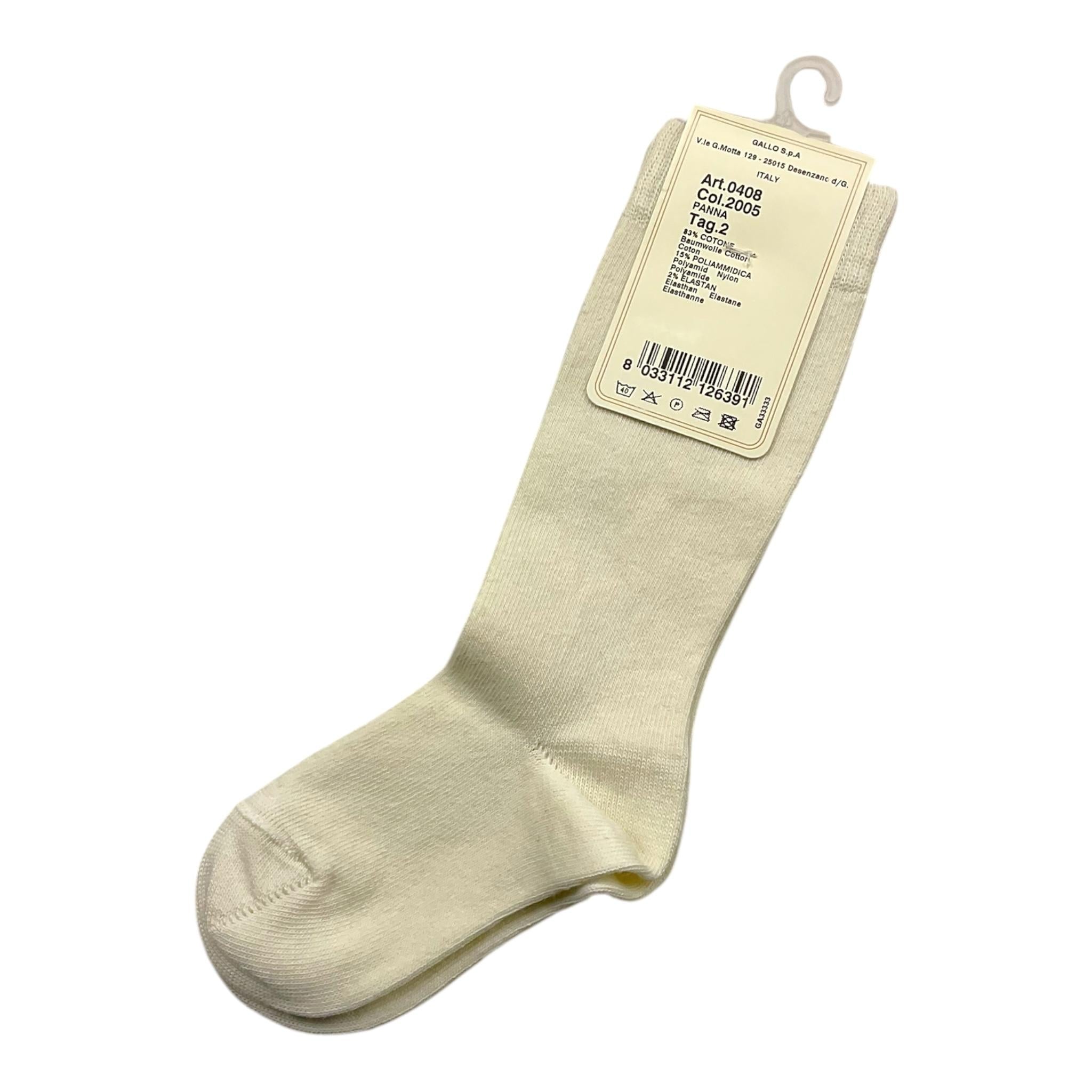 GALLO calzini tinta unita  Panna per Neonato 0408 PANNA GALLO 