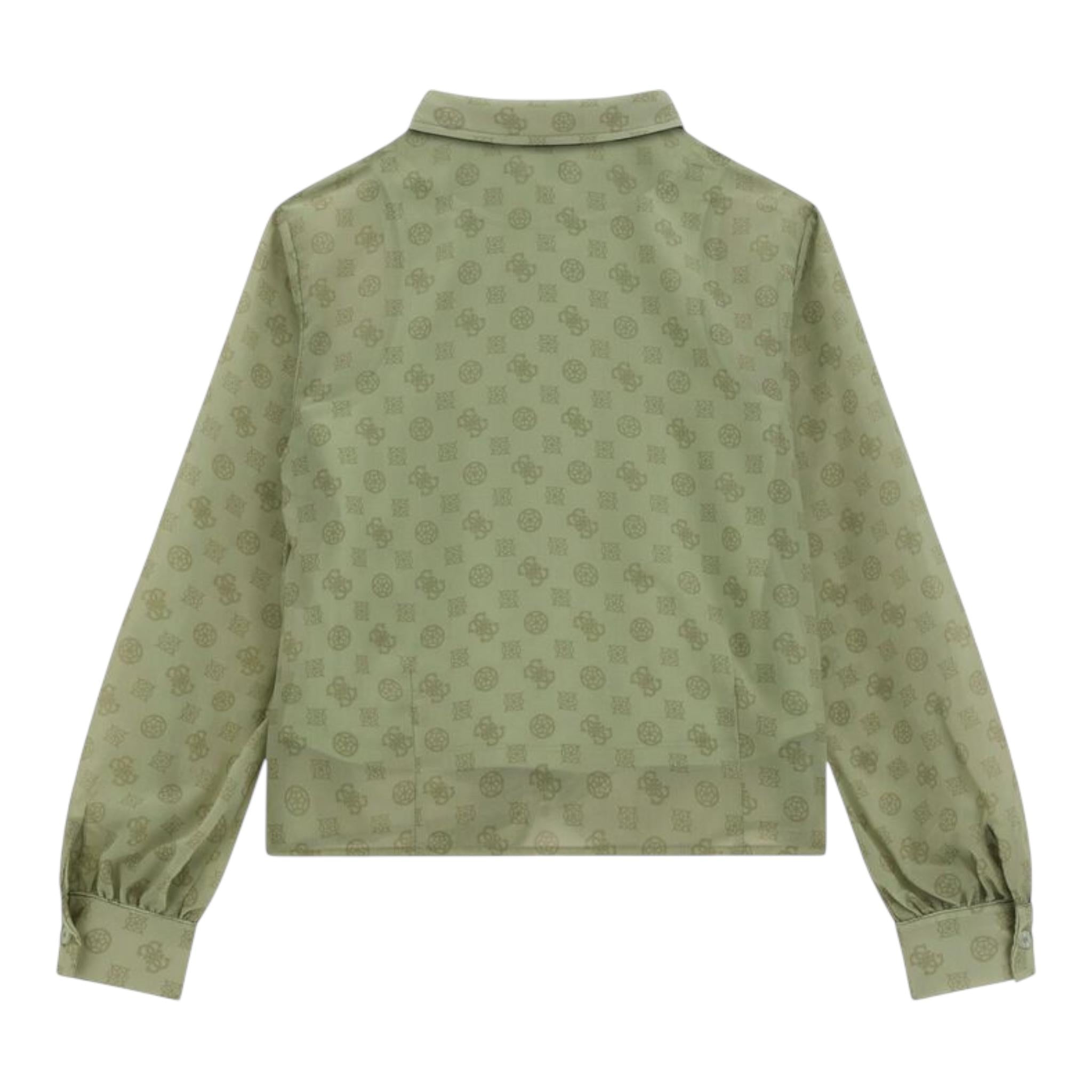 Guess Camicia Manica Lunga Tinta Unita  per Neonata J4YH01WA2T0 VERDE GUESS 