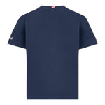 Saint Barth T-Shirt Girocollo Tinta Unita Stampa Pesce per Bambino TSH001 BLU SAINT BARTH 