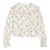 PHILOSOPHY camicia tinta unita con fantasia fiori Panna per Bambina PFCA027 PANNA PHILOSOPHY 