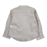 Pure Firenze Camicia Manica Lunga Collo Coreano Tinta Unita per Neonato PC03176X BEIGE PURE FIRENZE 