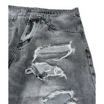 Colors Bermuda tinta unita In Denim Nero per Bambino ROROOR NERO COLORS 