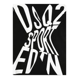 DSQUARED2 t-shirt girocollo stampa fantasia Nero per Bambino DQ2525 NERO DSQUARED2 