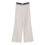 Elisabetta Franchi Pantalone Tinta Unita Logato per Bambina EFPA282X PANNA ELISABETTA FRANCHI 