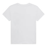 Guess T-Shirt Gircollo Tinta Unita con Stampa per Neonato I5GI01K8HM4 BIANCO GUESS 