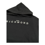 John Richmond Felpa Chiusa con Cappuccio Tinta Unita per Bambino RBP26003FE NERO JOHN RICHMOND 