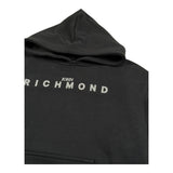 John Richmond Felpa Chiusa con Cappuccio Tinta Unita per Bambino RBP26003FE NERO JOHN RICHMOND 