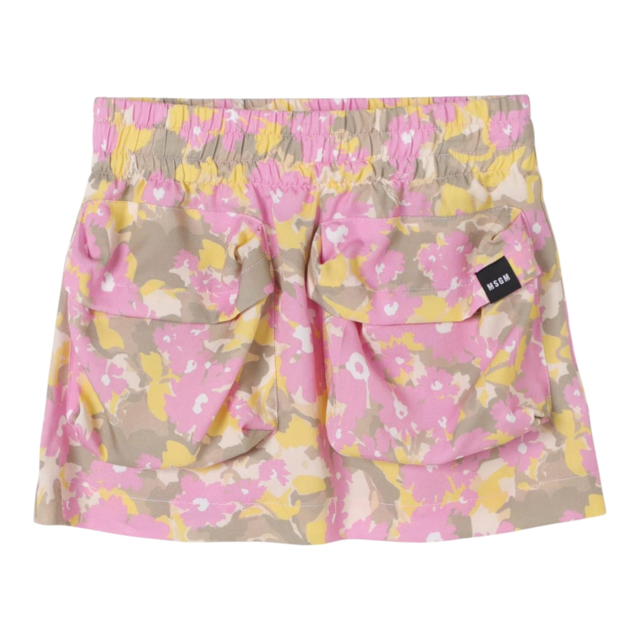 Msgm Gonna Stampa Fantasia Multifantasia per Bambina S5MSJGSK117 MULTICOLOR MSGM 