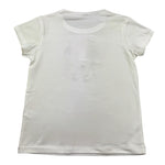 Liu Jo T-Shirt Girocollo Tinta Unita con Brillantini per Bambina KA5020 BIANCO LIU JO 