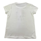 Liu Jo T-Shirt Girocollo Tinta Unita con Brillantini per Bambina KA5020 BIANCO LIU JO 