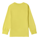 SARABANDA shirt girocollo tinta unita con stampa Verde acido per Neonato A011 VERDE ACIDO SARABANDA 