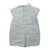 La Stupenderia Pagliaccetto Tinta Unita con Colletto per Neonato CBPG51 AZZURRO LA STUPENDERIA 