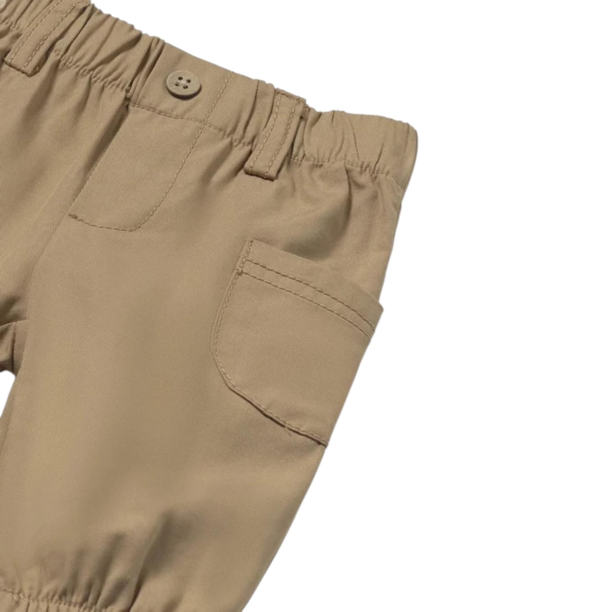 Mayoral Pantalone Tinta Unita con Elastico In Vita per Neonato 1563 CAMMELLO MAYORAL 