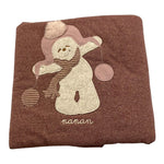 NANAN coperta tinta unita con stampa Rosa per Neonata I22432VL ROSA NANAN 