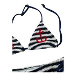 Saint Barth Costume 2 Pezzi Triangolo-Slip per Bambina 00890L BIANCO SAINT BARTH 