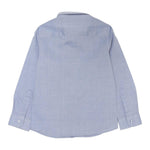 Trussardi Camicia Manica Lunga Tinta Unita per Neonato TIP25047CA AZZURRO TRUSSARDI 