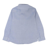 Trussardi Camicia Manica Lunga Tinta Unita per Neonato TIP25047CA AZZURRO TRUSSARDI 