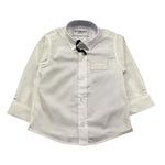 Iceberg Camicia Manica Lunga Tinta Unita con Logo per Bambino CMICE5103BJ PANNA ICEBERG 