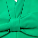 Petit Posh Tuta Intera Tinta Unita Giromanica per Bambina GFBS25023TUX VERDE PETIT POSH 