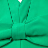 Petit Posh Tuta Intera Tinta Unita Giromanica per Bambina GFBS25023TUX VERDE PETIT POSH 