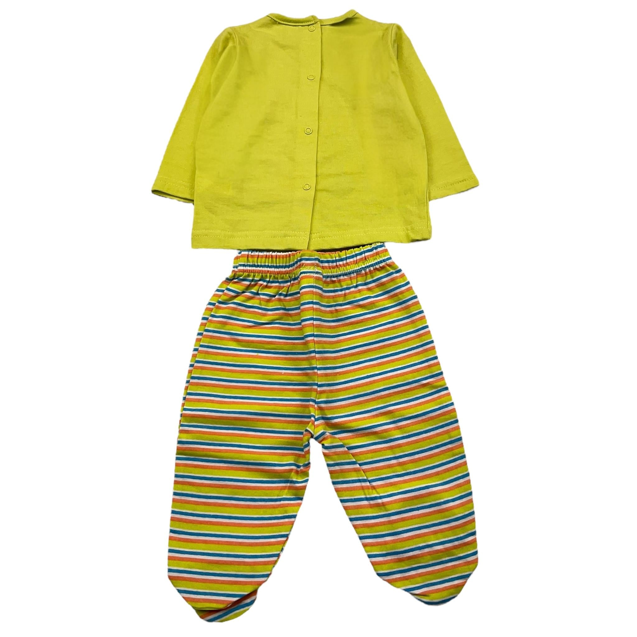 LOSAN completo2 pezzi shirt-pantalone bicolore Verde per Neonato 31V8005AC VERDE LOSAN 