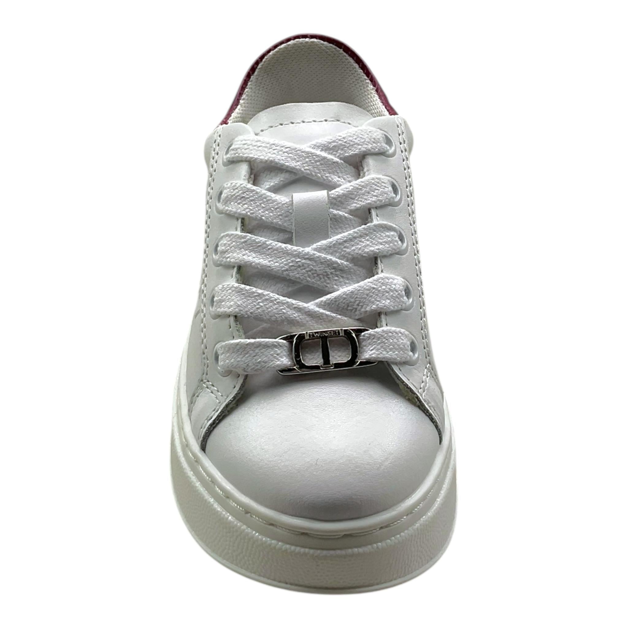 TWINSET sneakers tinta unita con lacci Bianco per Bambina BFIDN BIANCO TWINSET 