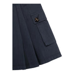 Max&Co. Gonna Tinta Unita con Tasche per Bambina MX0132X BLU MAX&Co. 