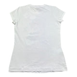 Monnalisa T-Shirt Girocollo Tinta Unita con Stampa Ariel per Bambina 113628P9 BIANCO MONNALISA 