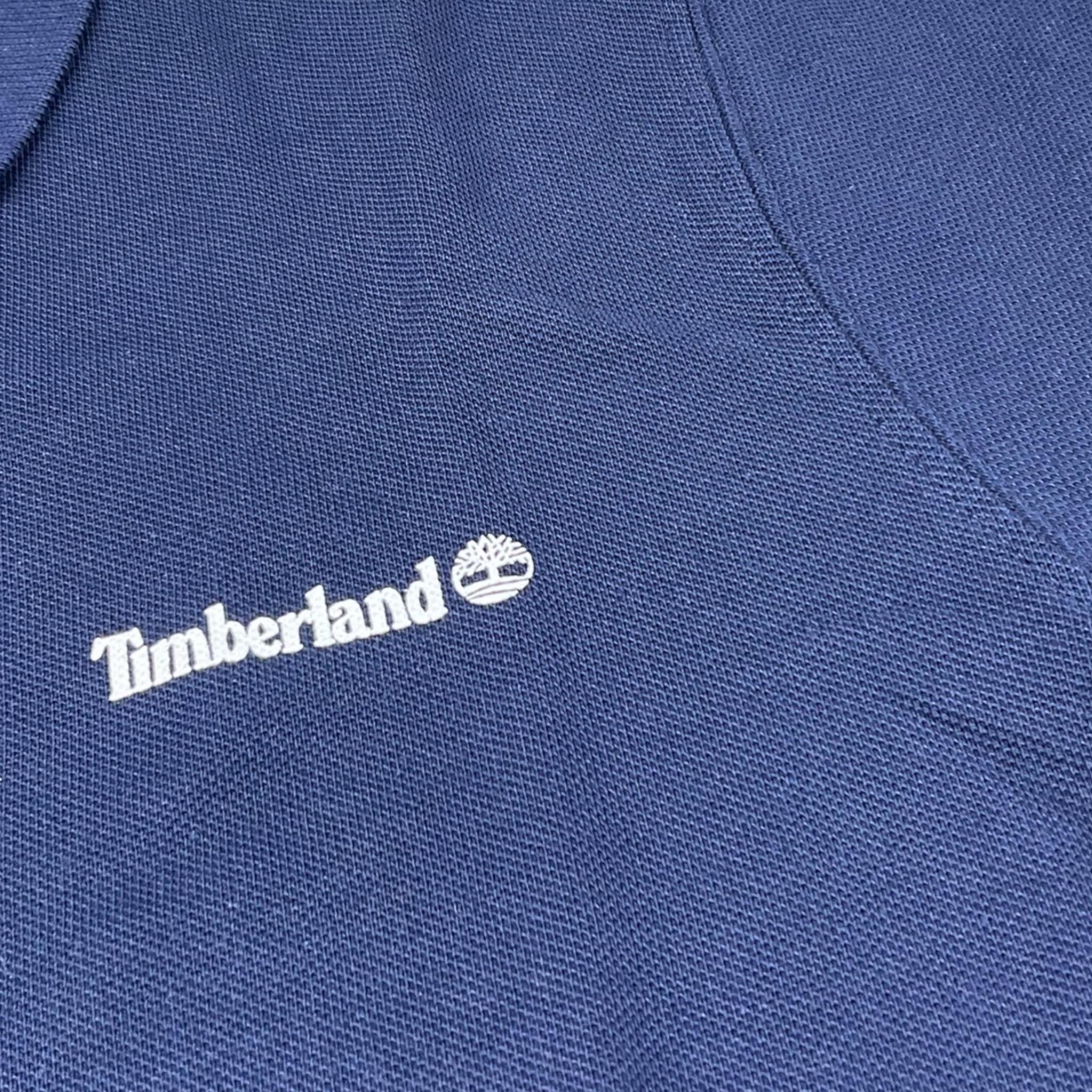 Timberland Polo Mezza Manica Tinta Unita con Logo per Bambino T25T98 BLU TIMBERLAND 