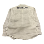 Trussardi Camicia Manica Lunga Tinta Unita per Bambino TIP24030CA BIANCO TRUSSARDI 